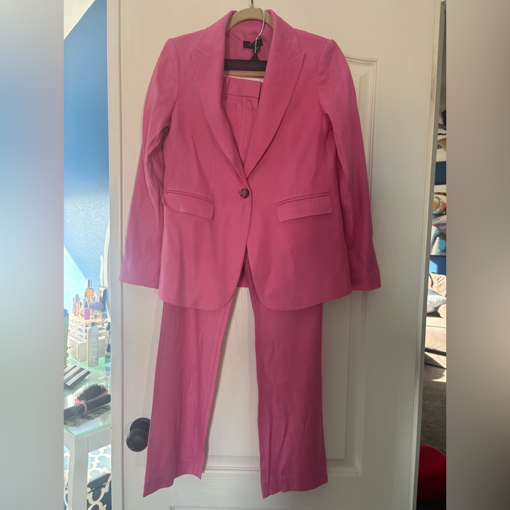 Ann Taylor Vibrant Pink Pantsuit